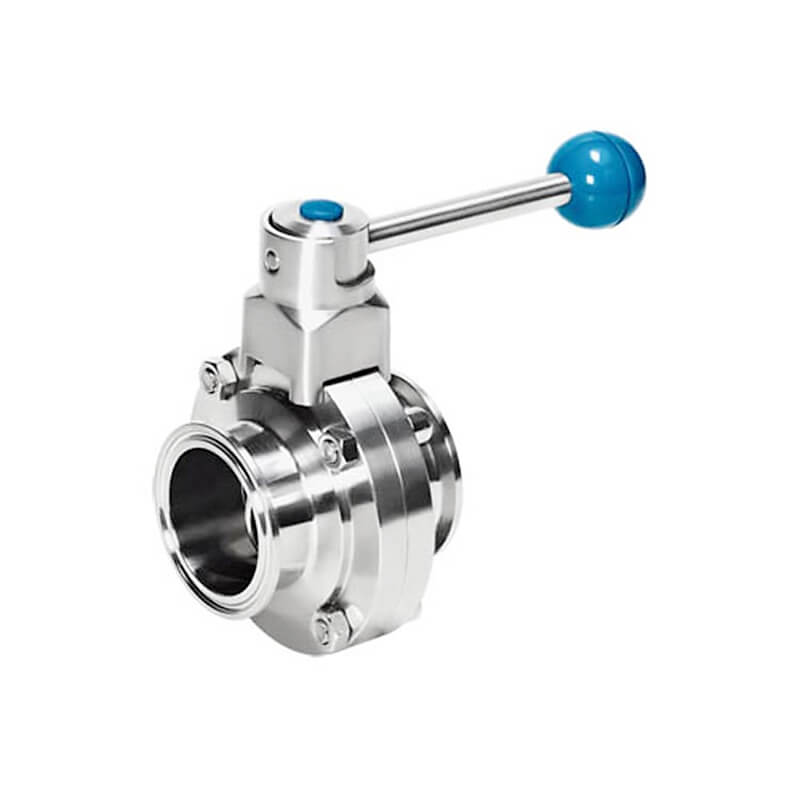 Clamp End Butterfly Valve with Pull Handle