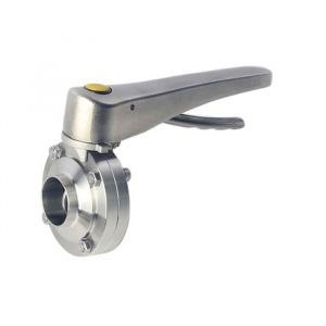 Weld End Butterfly Valve with SS Trigger Handle
