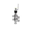 manual double seat shutoff valve