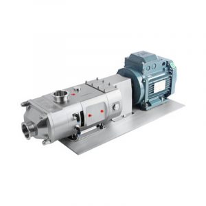 sanitary double screw pump with reducer 2