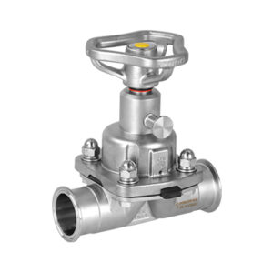 Manual diaphragm valve with lock 1